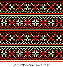 Seamless pattern with decorative ornament