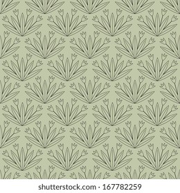 Seamless pattern with decorative ornament