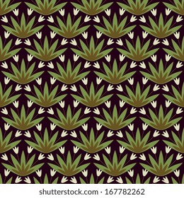Seamless pattern with decorative ornament