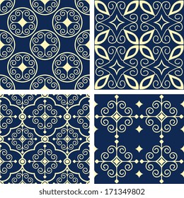 Seamless pattern with decorative ornament