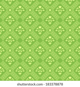 Seamless pattern with decorative ornament