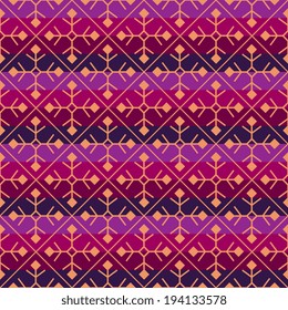 Seamless pattern with decorative ornament