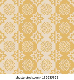 Seamless pattern with decorative ornament