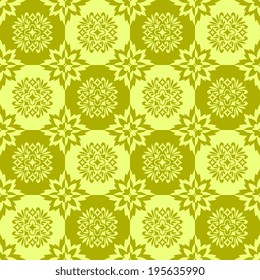Seamless pattern with decorative ornament