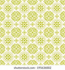 Seamless pattern with decorative ornament