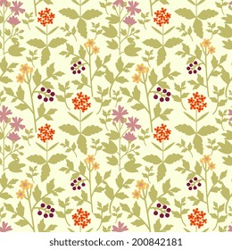 Seamless pattern with decorative ornament