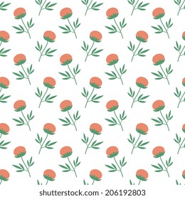 Seamless pattern with decorative ornament