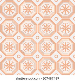 Seamless pattern  with decorative ornament