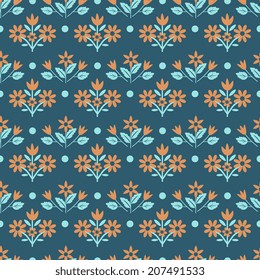 Seamless pattern with decorative ornament