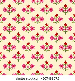 Seamless pattern with decorative ornament