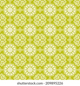 Seamless pattern with decorative ornament