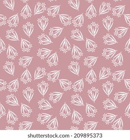 Seamless pattern with decorative ornament