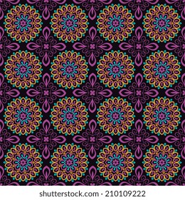 Seamless pattern with decorative ornament