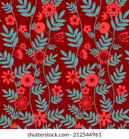 Seamless pattern with decorative ornament