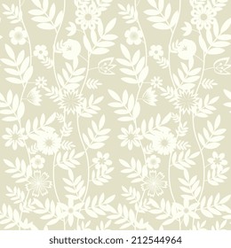 Seamless pattern with decorative ornament