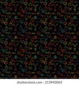 Seamless pattern  decorative ornament
