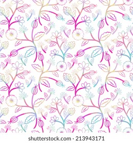 Seamless pattern  decorative ornament