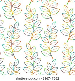 Seamless pattern with decorative ornament
