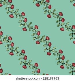 Seamless pattern with decorative ornament