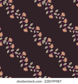 Seamless pattern with decorative ornament