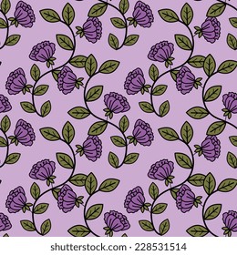 Seamless pattern with decorative ornament