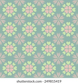 Seamless pattern with decorative ornament