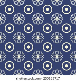 Seamless pattern with decorative ornament 