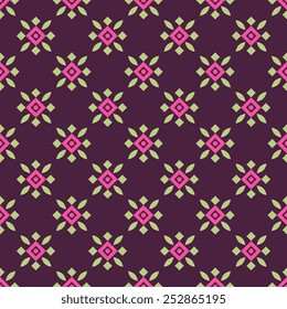 Seamless pattern with decorative ornament