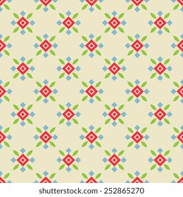 Seamless pattern with decorative ornament