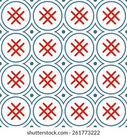 Seamless pattern with decorative ornament 