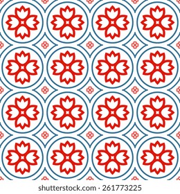Seamless pattern with decorative ornament 