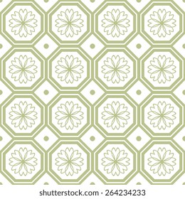 Seamless pattern with decorative ornament