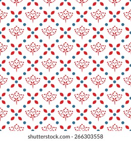Seamless pattern with decorative ornament