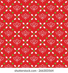 Seamless pattern with decorative ornament