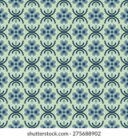 Seamless pattern with decorative ornament