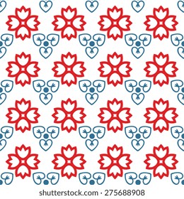 Seamless pattern with decorative ornament