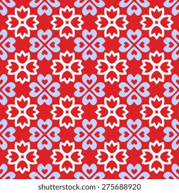 Seamless pattern with decorative ornament
