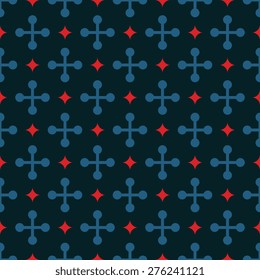 Seamless pattern with decorative ornament