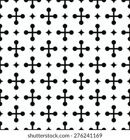 Seamless pattern with decorative ornament