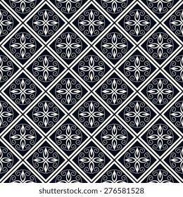 Seamless pattern with decorative ornament