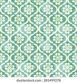 Seamless pattern with decorative ornament