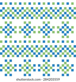 Seamless pattern with decorative ornament