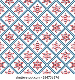 Seamless pattern with decorative ornament