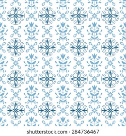 Seamless pattern with decorative ornament