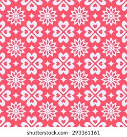 Seamless pattern with decorative ornament