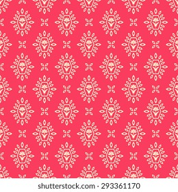 Seamless pattern with decorative ornament