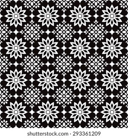Seamless pattern with decorative ornament