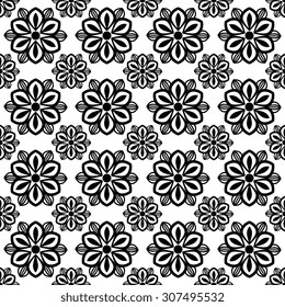 Seamless pattern with decorative ornament