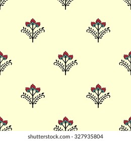 Seamless pattern with decorative ornament