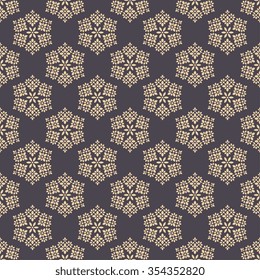 Seamless pattern with decorative ornament